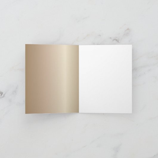 Muziek Sleutel Boom Kaart Zwart en Goud (Binnen)