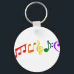 Muziek Sleutelhanger<br><div class="desc">Muzieknoten</div>