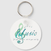 Muziek Sleutelhanger (Voorkant)