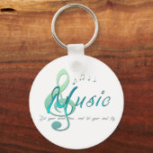 Muziek Sleutelhanger (Voorkant)
