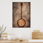 Muziek - Snaar - Banjo Poster (Keuken)