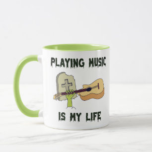 Muziek spelen is mijn leven mok