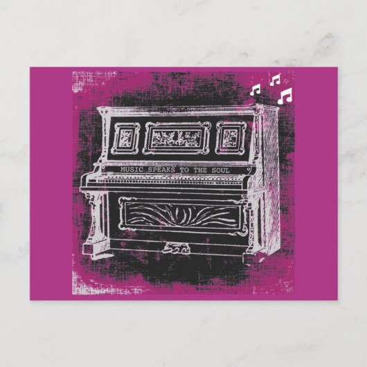 Muziek spreekt Briefkaart (Voorkant)