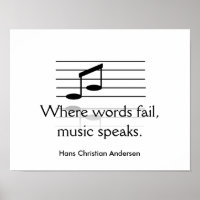 Muziek spreekt - kunstafdrukken