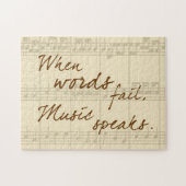 Muziek spreekt legpuzzel (Horizontaal)