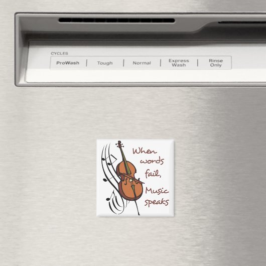 Muziek spreekt magneet (Insitu (Vaatwasser))