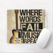 muziek spreekt muismat (Met muis)