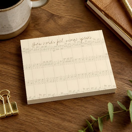 Muziek Spreekt Post-it® Notes