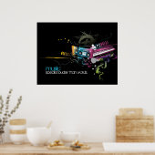 muziek spreekt poster (Keuken)