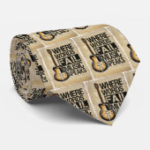 muziek spreekt stropdas (Opgerold)