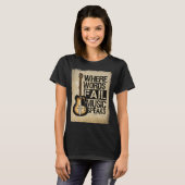 muziek spreekt t-shirt (Voorkant volledig)