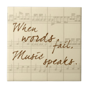 Muziek spreekt tegeltje