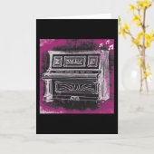 Muziek spreekt Wenskaart Kaart (Gele Bloem)