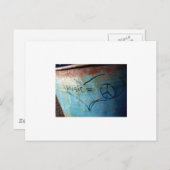 muziek staat gelijk aan vrede briefkaart (Voorkant / Achterkant)