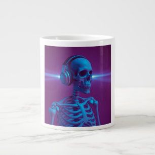 Muziek Sterft Nooit Skelet Grote Koffiekop