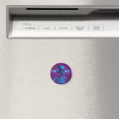 Muziek Sterft Nooit Skelet Magneet (Insitu (Vaatwasser))