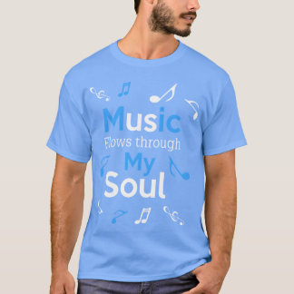 Muziek stroomt door familie t-shirt