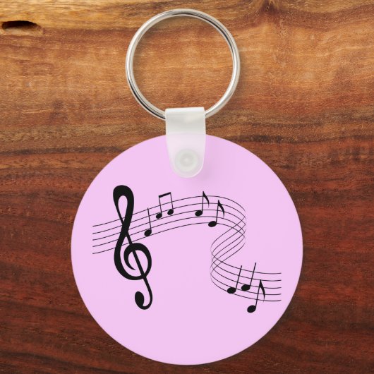 Muziek stroomt Sleutelhanger (Voorkant)