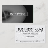 Muziek Student Afspraakherinnering Afsprakenkaartje (Voorkant / Achterkant)