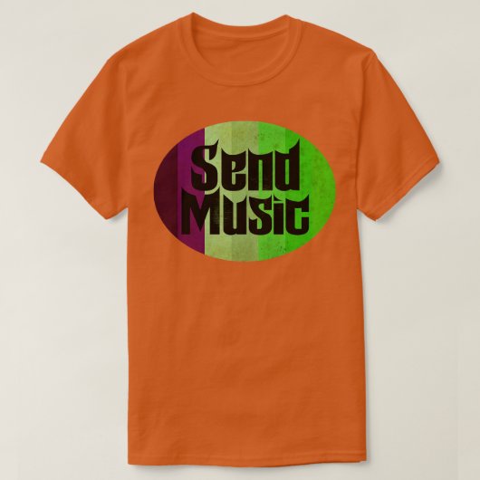 Muziek sturen Liefde T-shirt (Design voorkant)