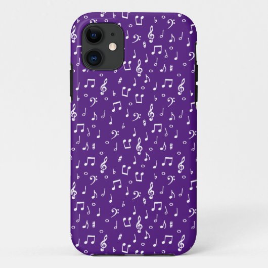muziek symbolen Case-Mate iPhone hoesje (Achterkant)