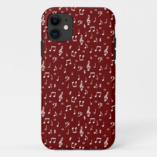 muziek symbolen Case-Mate iPhone hoesje (Achterkant)