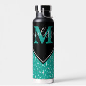 Muziek symbolen gepersonaliseerd waterfles (Links)