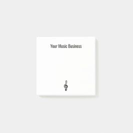 Muziek Symbool Eenvoudige Treble Clef Post-it® Notes