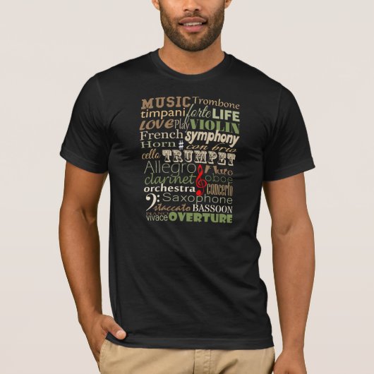 Muziek T-shirt (Voorkant)