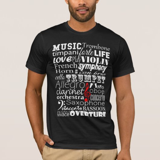 Muziek T-shirt (Voorkant)