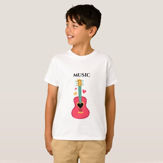 muziek t-shirt (Voorkant volledig)