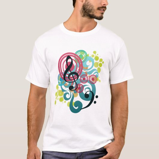 Muziek T shirt (Voorkant)