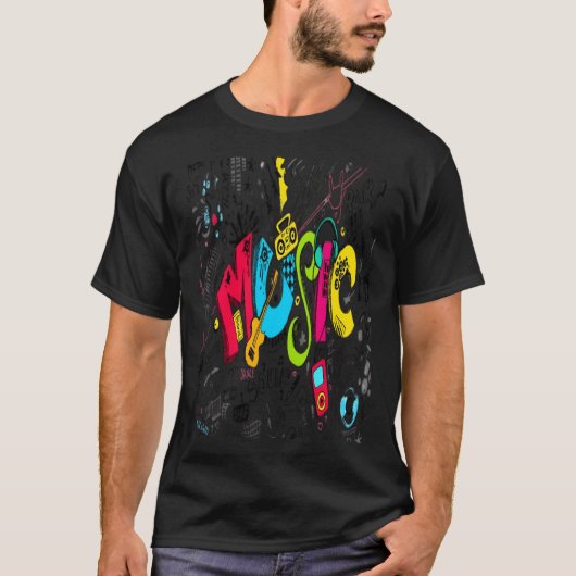 muziek t-shirt (Voorkant)