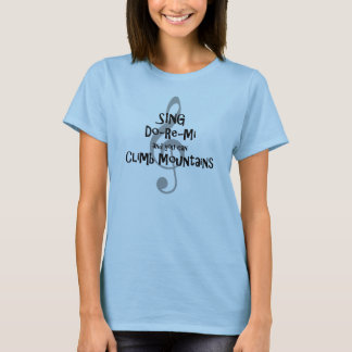 Muziek T Shirt "SING Do-Re-Mi"