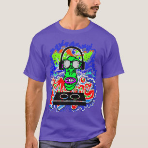 Muziek Techno Ibiza mixer T-shirt