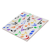 Muziek Tegel - Groot Tegeltje (Zijkant)