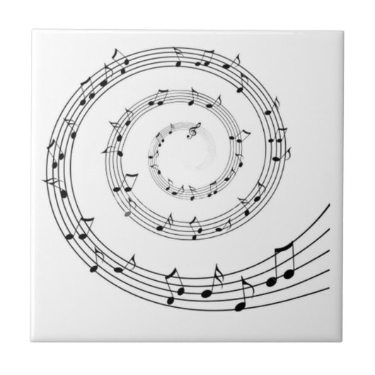 Muziek Tegeltje (Voorkant)