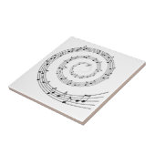 Muziek Tegeltje (Zijkant)