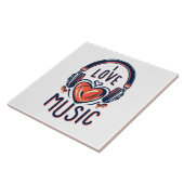 muziek tegeltje (Zijkant)