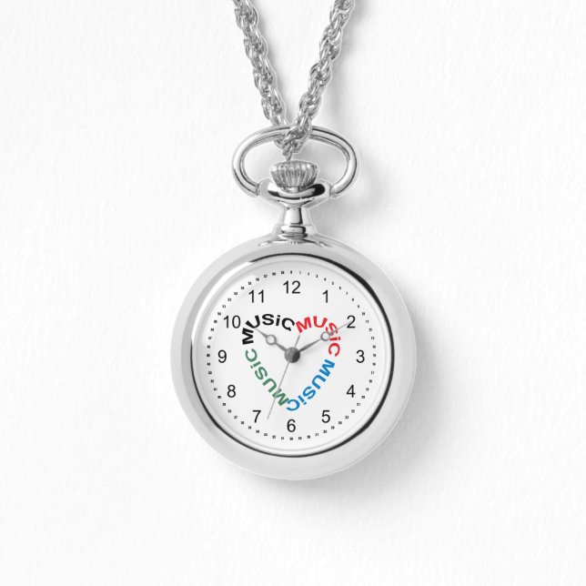 Muziek Tekst Hart Horloge (Voorkant)