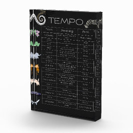 Muziek Tempo Grafiek foto blok