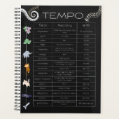Muziek Tempo Planner (Voorkant)