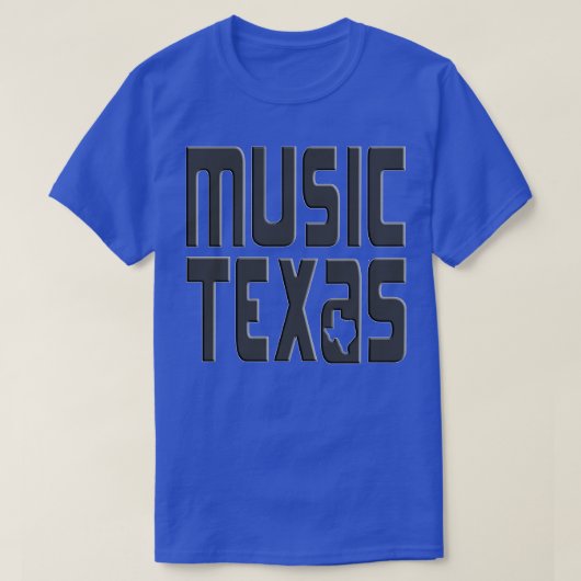 Muziek Texas T-shirt (Design voorkant)
