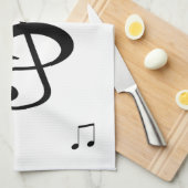 Muziek Theedoek (Quarter Fold)