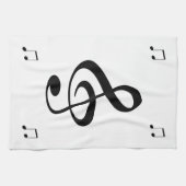 Muziek Theedoek (Horizontaal)
