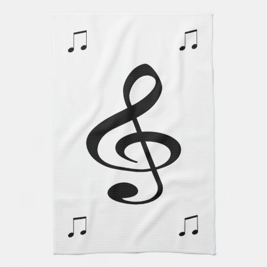 Muziek Theedoek (Verticaal)