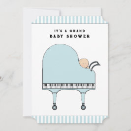 Muziek Thema Baby Shower Uitnodigingen