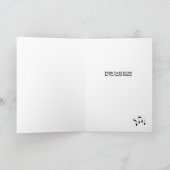 Muziek thema Happy Birthday gepersonaliseerd Kaart (Binnen)