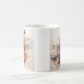 Muziek thema vioolkoffie mok (Center)