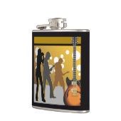 Muziek Theme Flask, 615 Nashville Flask Heupfles (Links)